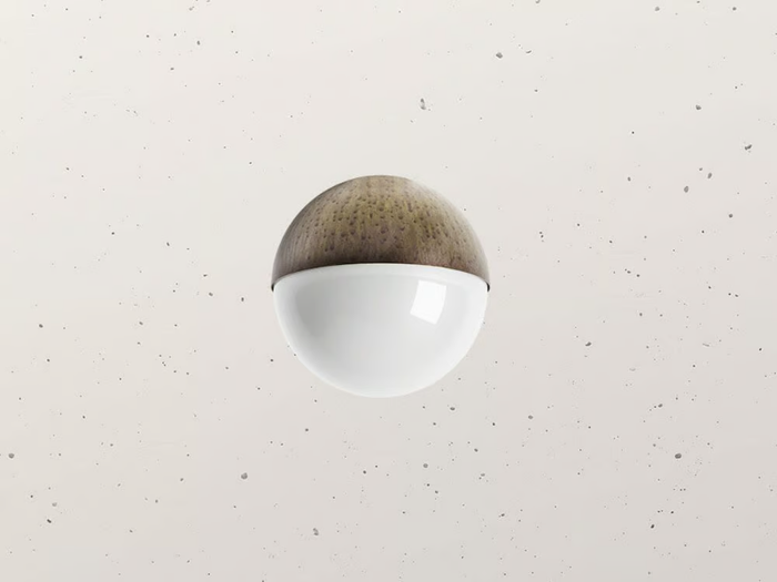 SFERA 291.08 - LED brass outdoor ceiling lamp _ Il Fanale